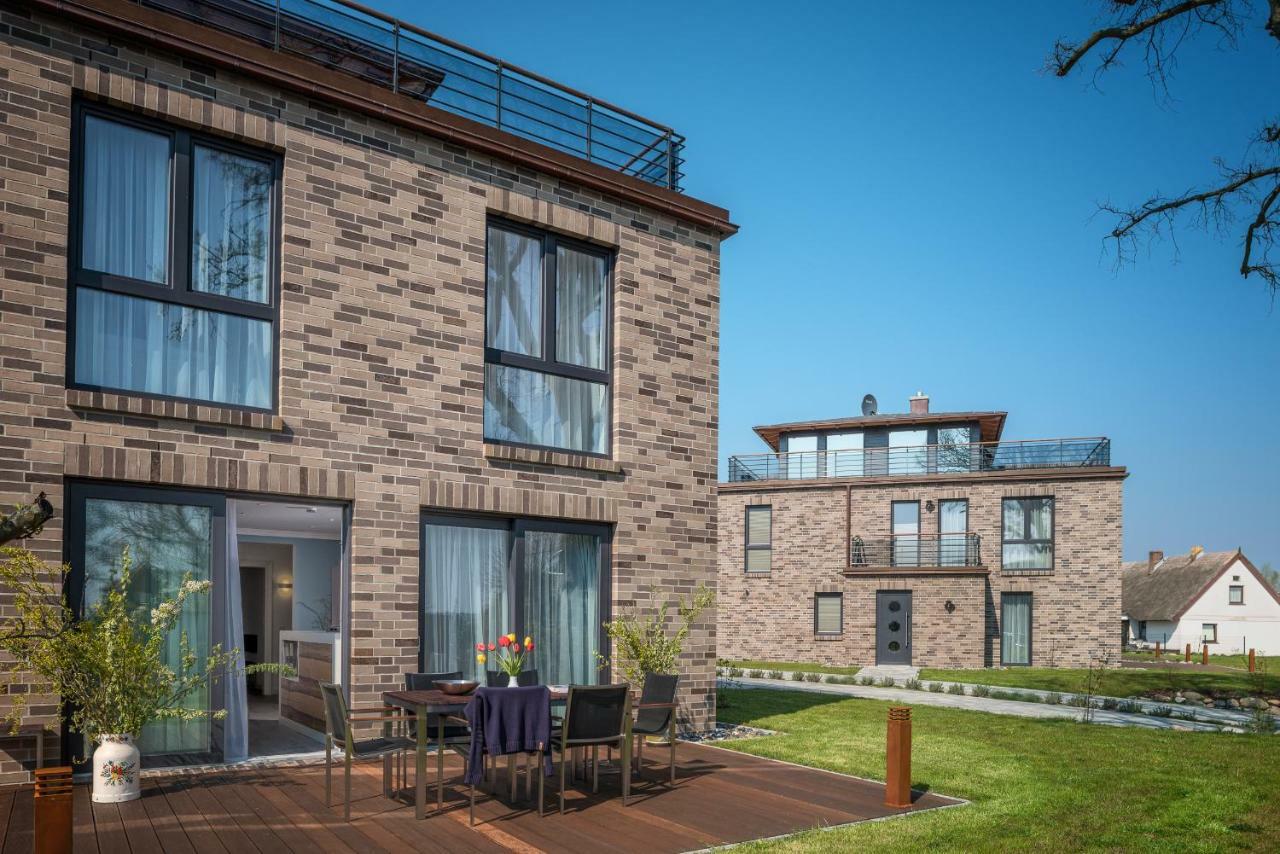 Villa Lotsenhaeuser Ruegen - Luxus Ferienhaus - 3 Schlafzimmer - Sauna - Dachterrasse Mit Boddenblick 布雷格 外观 照片