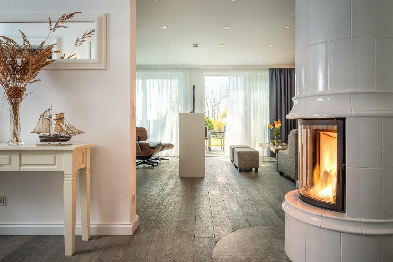 Villa Lotsenhaeuser Ruegen - Luxus Ferienhaus - 3 Schlafzimmer - Sauna - Dachterrasse Mit Boddenblick 布雷格 外观 照片